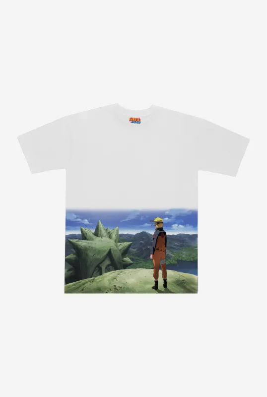 P/C x Naruto "Valley of the End" Heavyweight T-Shirt - White sold by Peace-Collective