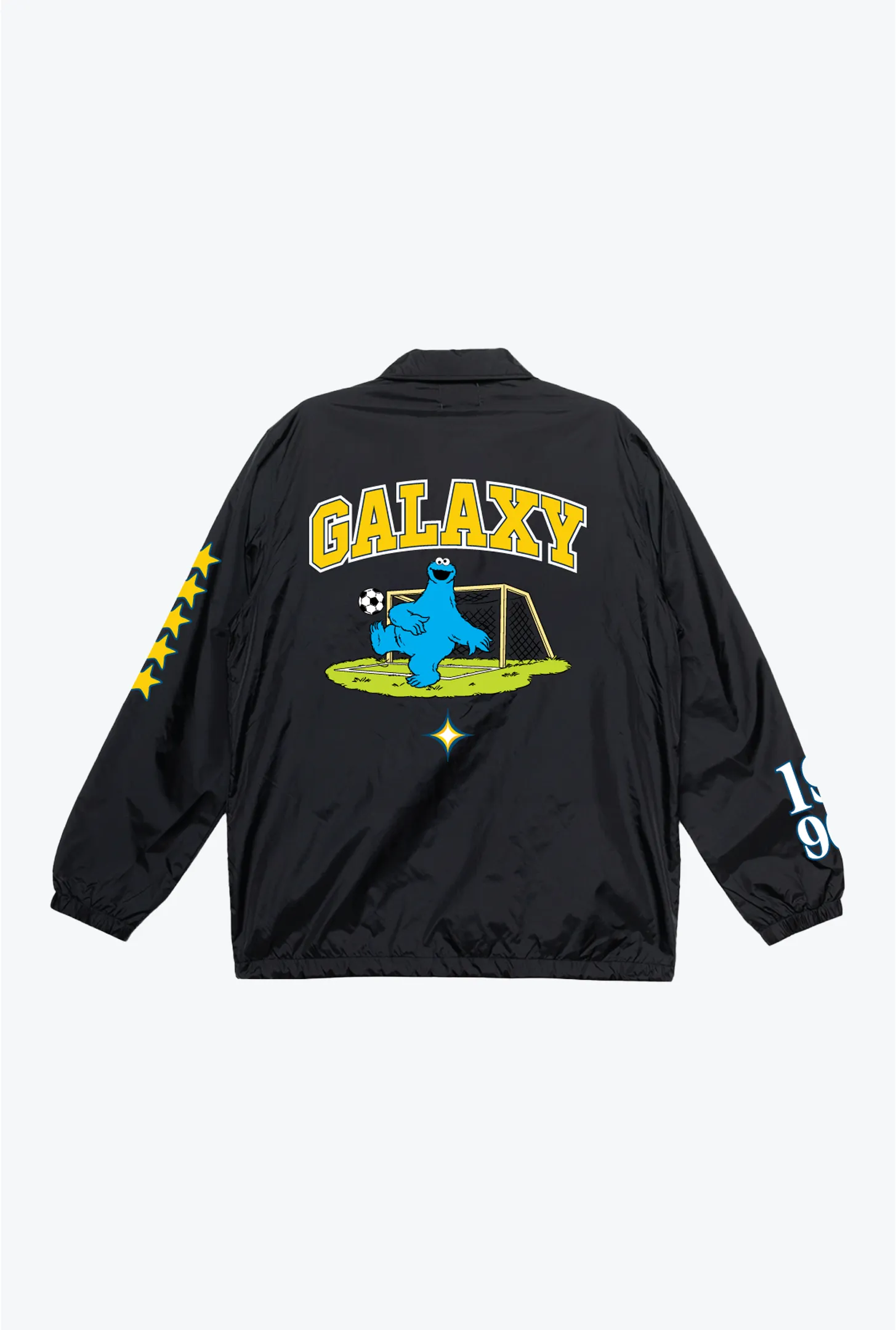 Los Angeles Galaxy x Sesame Street Coach Jacket - Black sold by Peace-Collective product image thumbnail 2