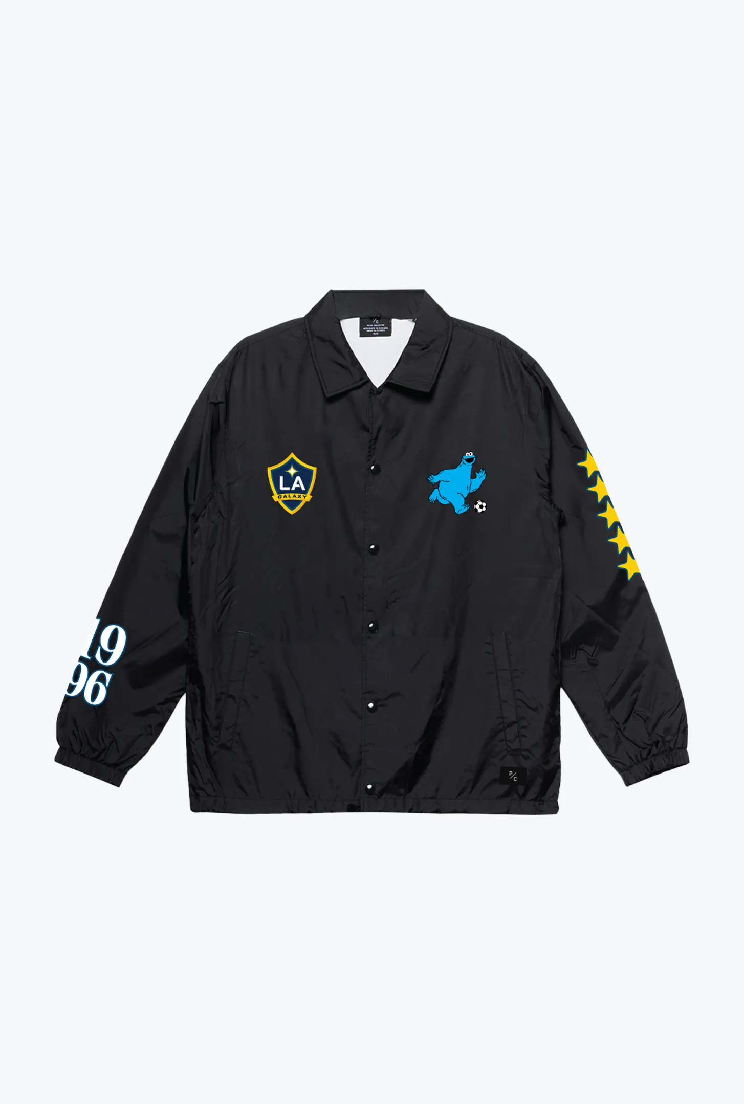 Los Angeles Galaxy x Sesame Street Coach Jacket - Black sold by Peace-Collective
