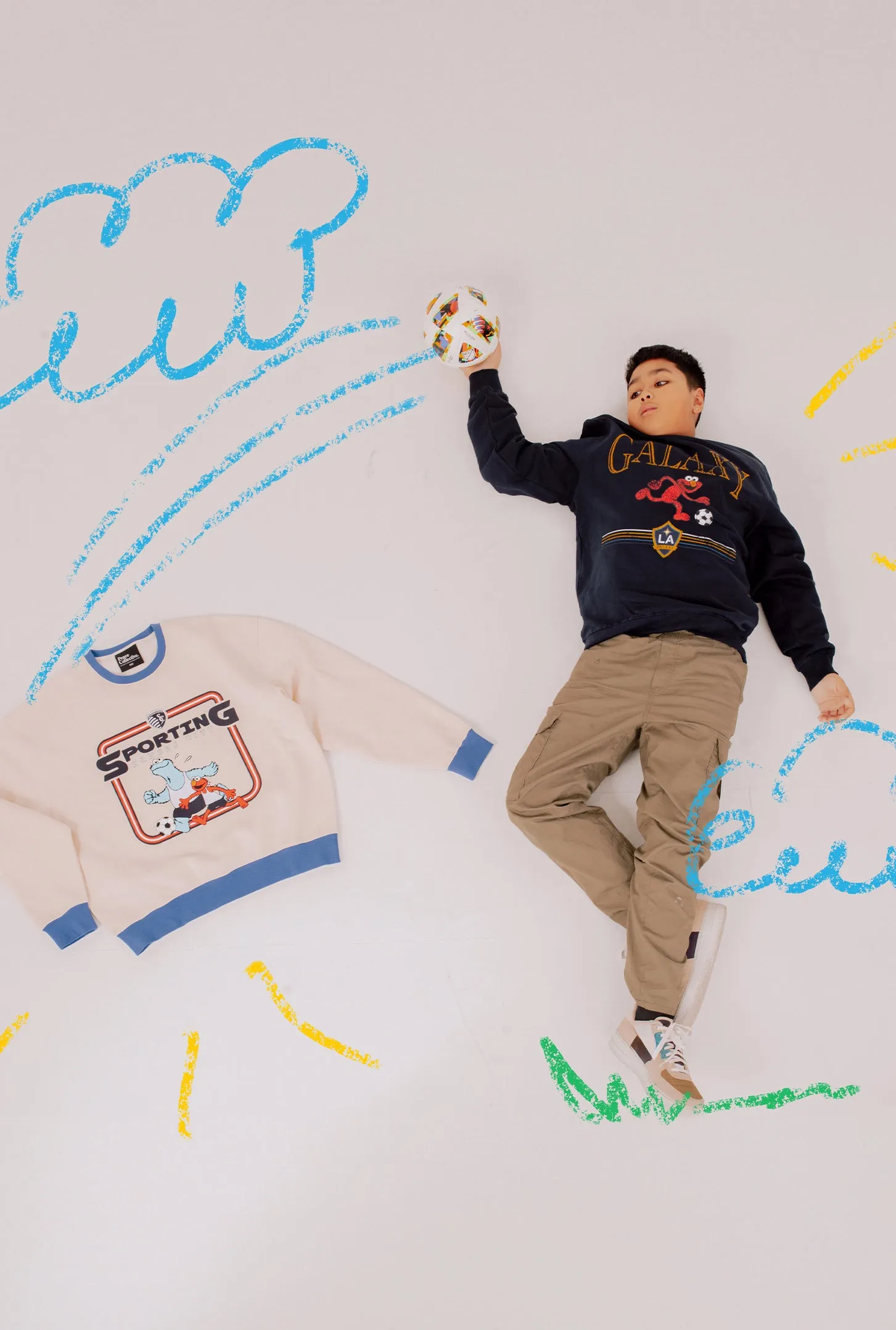 Sporting Kansas City x Sesame Street Crewneck - Ivory sold by Peace-Collective product image thumbnail 2