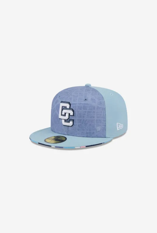 Washington Nationals 2025 City Connect 59FIFTY Fitted - Sky Blue sold by Peace-Collective