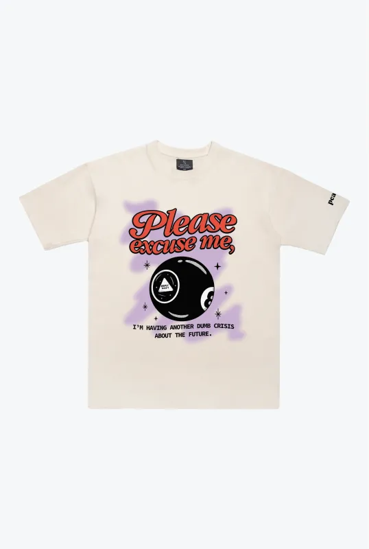 Future Crisis T-Shirt - Ivory sold by Peace-Collective
