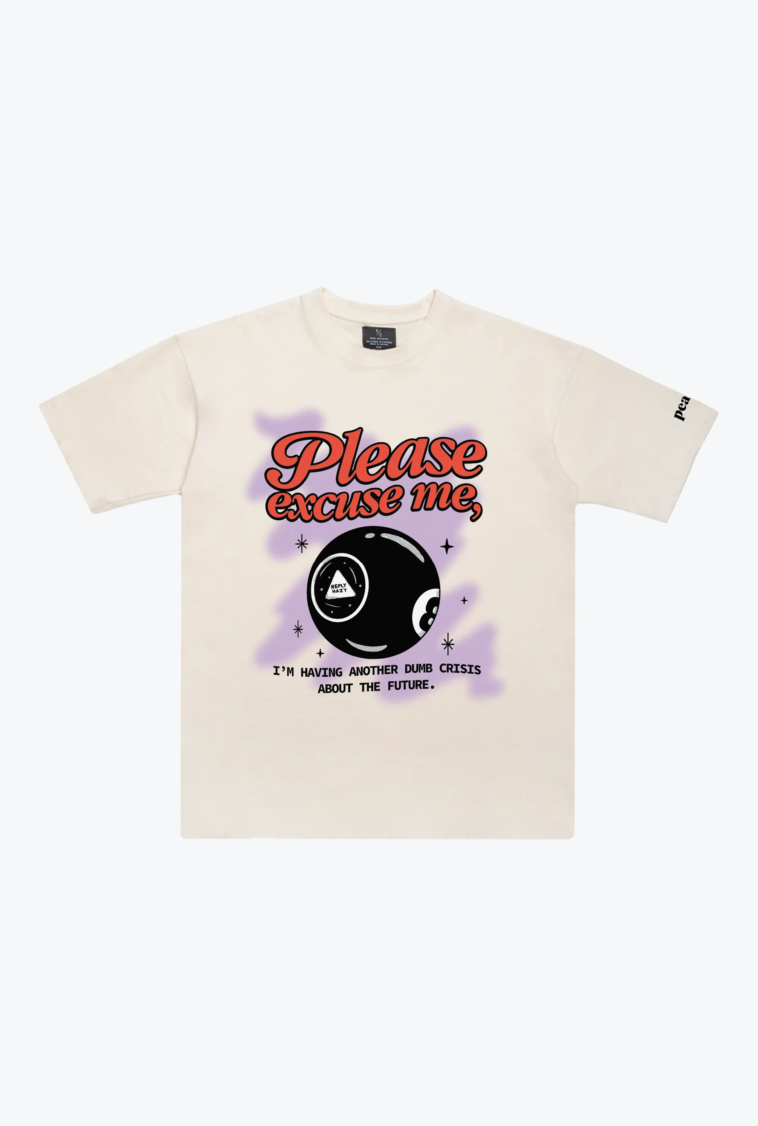 Future Crisis T-Shirt - Ivory sold by Peace-Collective