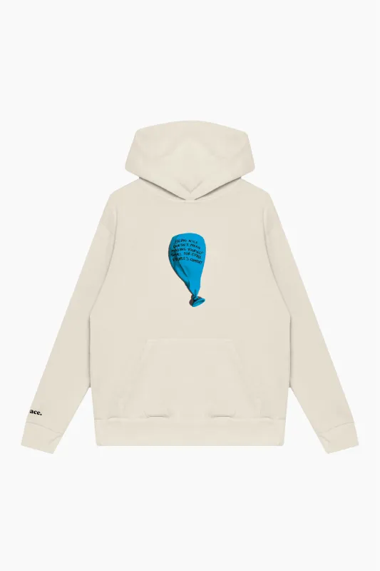 Balloon Heavyweight Hoodie - Ivory sold by Peace-Collective