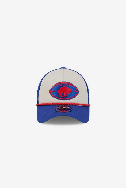 Buffalo Bills Sideline 9FORTY Trucker Cap - Blue sold by Peace-Collective