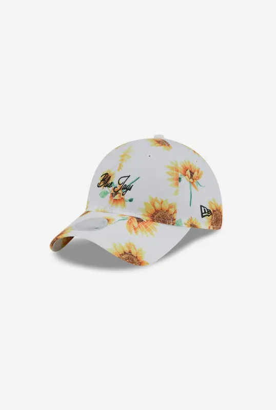 Toronto Blue Jays 9TWENTY Sunflower Women's Adjustable Cap - White sold by Peace-Collective