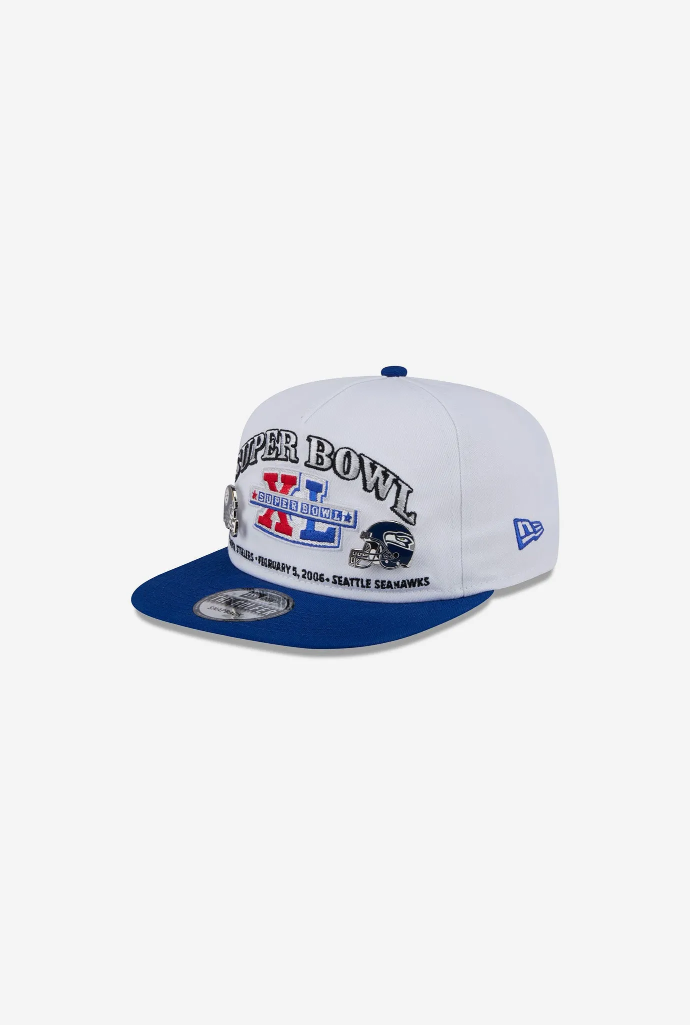 Super Bowl XL Championship Pin Golfer Hat - White sold by Peace-Collective product image thumbnail 2
