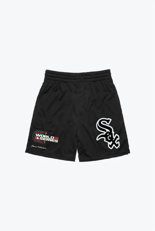 Chicago White Sox 2005 World Series Mesh Shorts - Black sold by Peace-Collective
