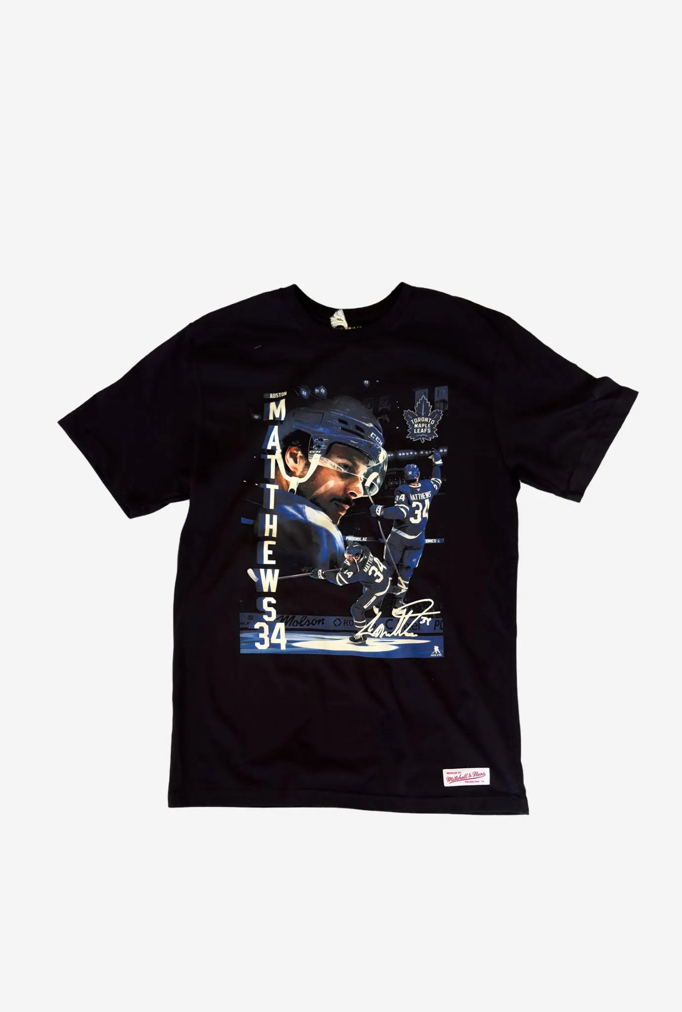 Auston Matthews Bootleg T-Shirt - Black sold by Peace-Collective