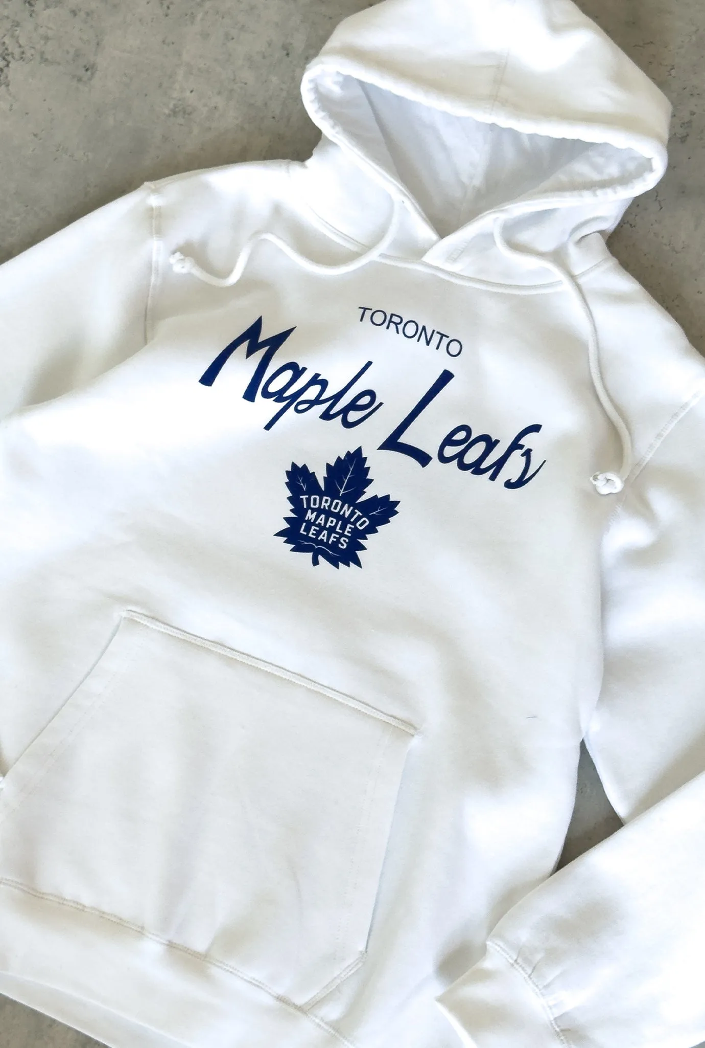 Toronto Maple Leafs Times Up Hoodie - White sold by Peace-Collective product image thumbnail 3