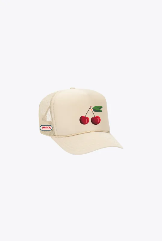 North American Road Trip Trucker Hat - Ivory sold by Peace-Collective