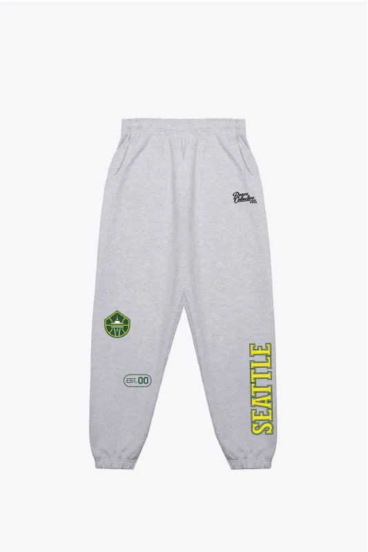 Seattle Storm Heavyweight Jogger - Ash sold by Peace-Collective