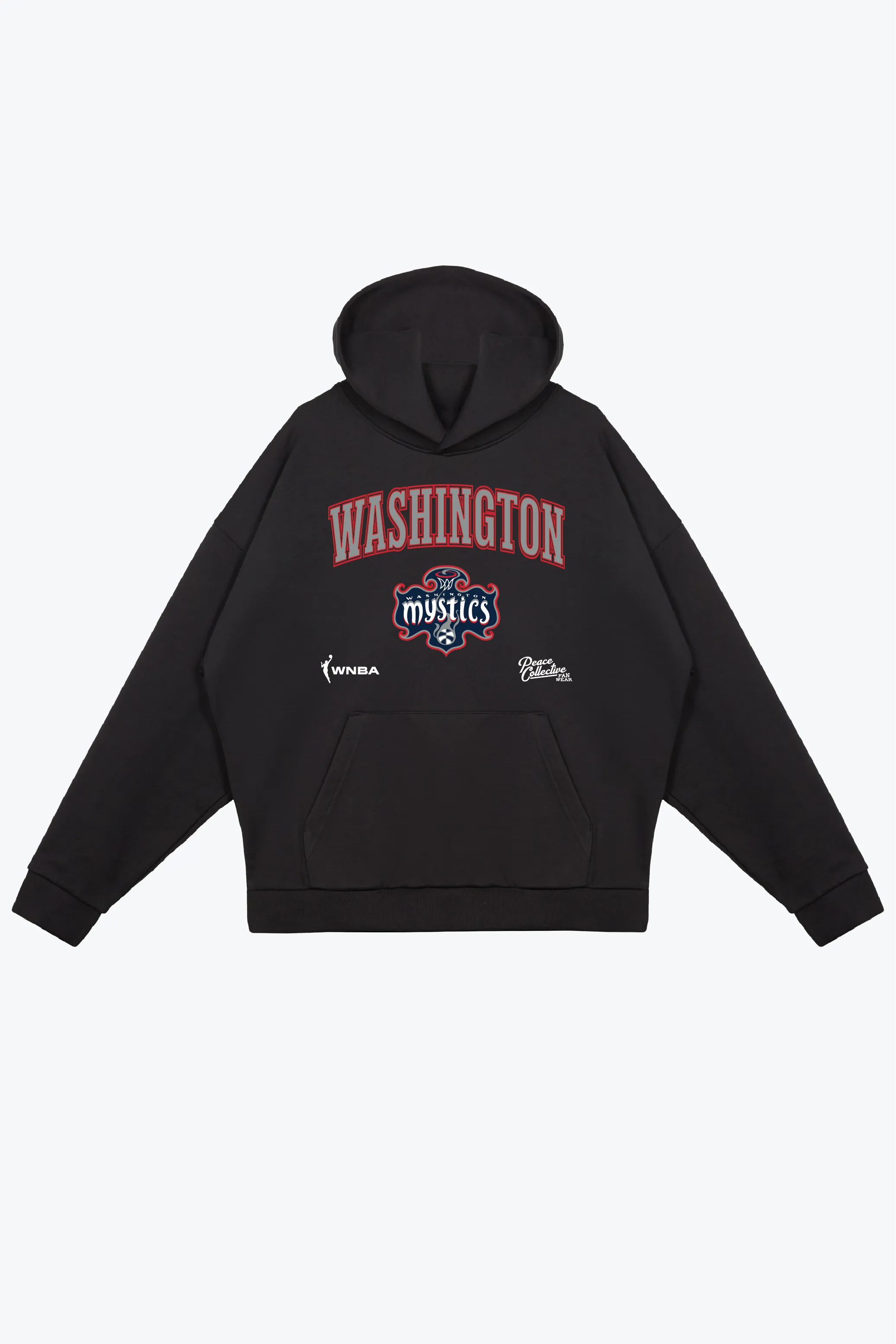 Washington Mystics Heavyweight Hoodie - Black sold by Peace-Collective