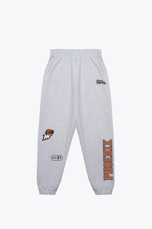 Phoenix Mercury Heavyweight Jogger - Ash sold by Peace-Collective