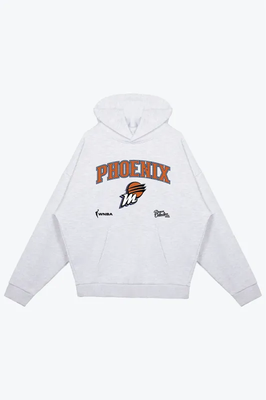 Phoenix Mercury Heavyweight Hoodie - Ash sold by Peace-Collective