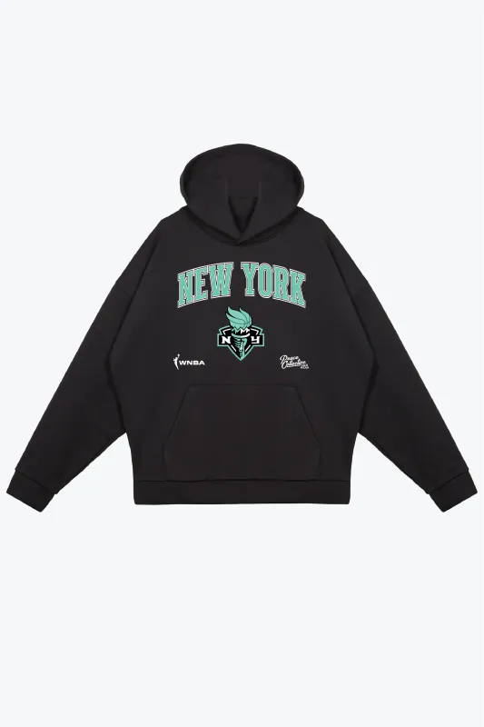 New York Liberty Heavyweight Hoodie - Black sold by Peace-Collective