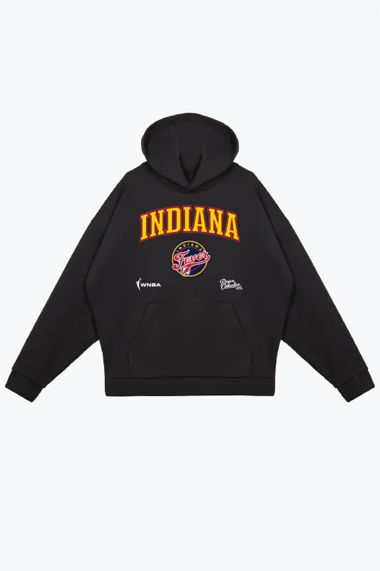 Indiana Fever Heavyweight Hoodie - Black sold by Peace-Collective