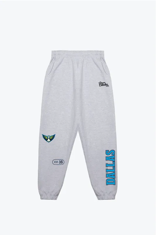 Dallas Wings Heavyweight Jogger - Ash sold by Peace-Collective
