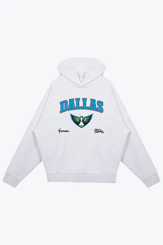 Dallas Wings Heavyweight Hoodie - Ash sold by Peace-Collective