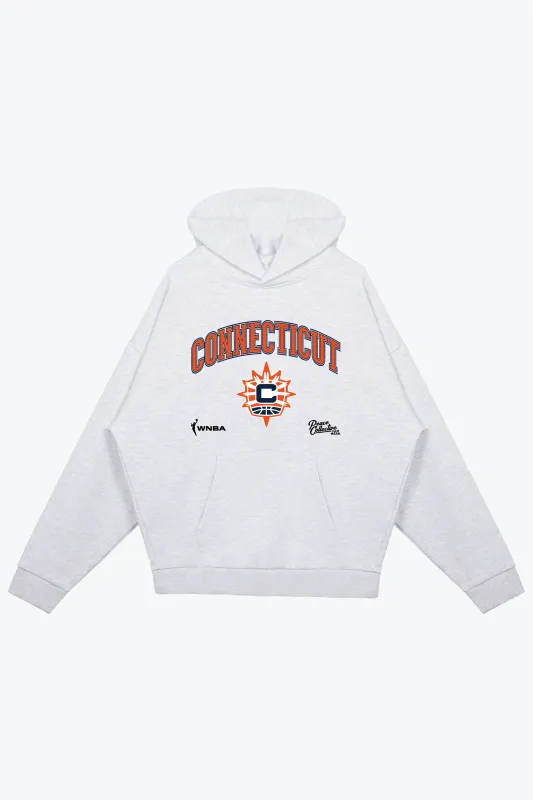 Connecticut Sun Heavyweight Hoodie - Ash sold by Peace-Collective