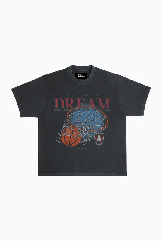 Atlanta Dream Heavyweight T-Shirt - Off Black sold by Peace-Collective