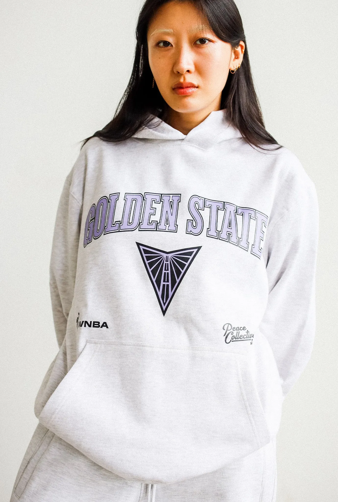Golden State Valkyries Heavyweight Hoodie - Ash sold by Peace-Collective product image thumbnail 4