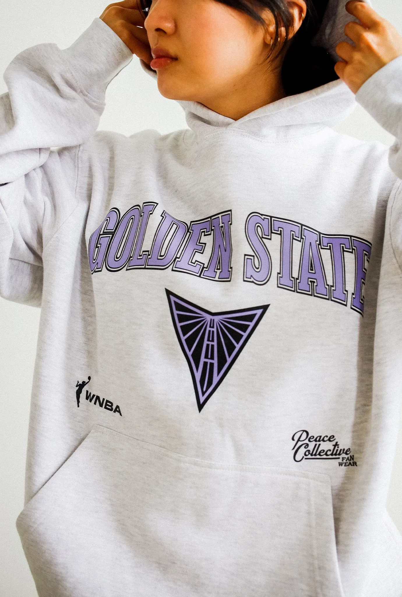 Golden State Valkyries Heavyweight Hoodie - Ash sold by Peace-Collective product image thumbnail 2