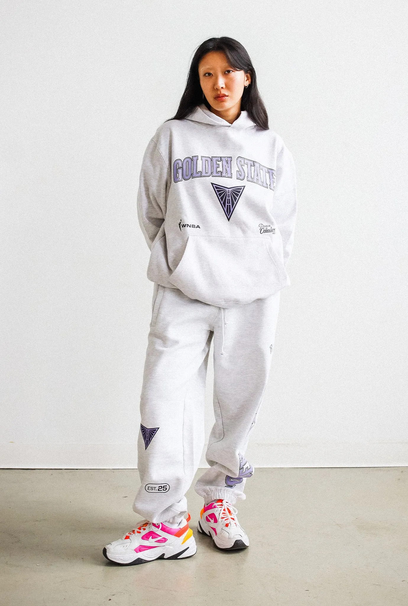 Golden State Valkyries Heavyweight Hoodie - Ash sold by Peace-Collective product image thumbnail 3