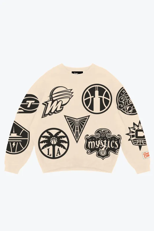 WNBA Knit Sweater - Ivory sold by Peace-Collective