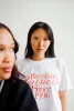Breaking Barriers Women's Cropped T-Shirt - White sold by Peace-Collective