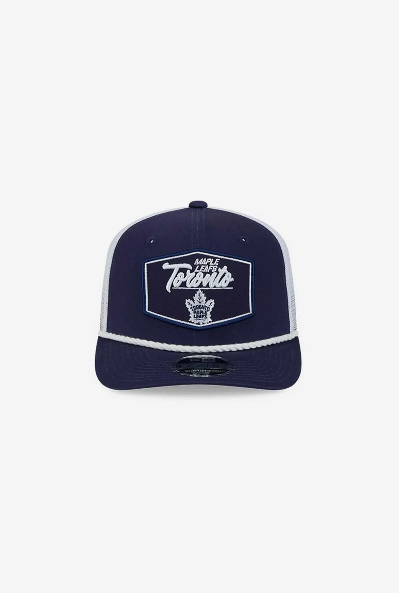 Toronto Maple Leafs Stacked 9SEVENTY Trucker Cap - Navy sold by Peace-Collective product image thumbnail 2