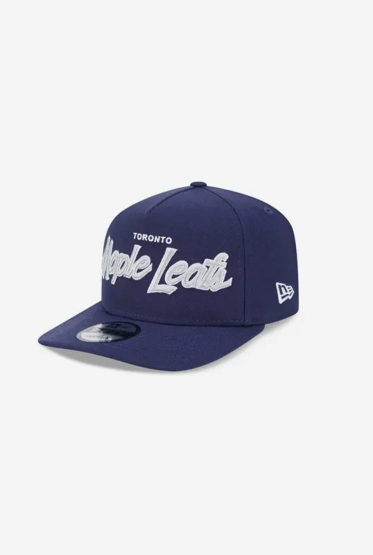 Toronto Maple Leafs Script 9FIFTY Adjustable Cap - Navy sold by Peace-Collective