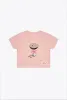 Espresso Martini Club Cropped T-Shirt - Dusty Pink sold by Peace-Collective