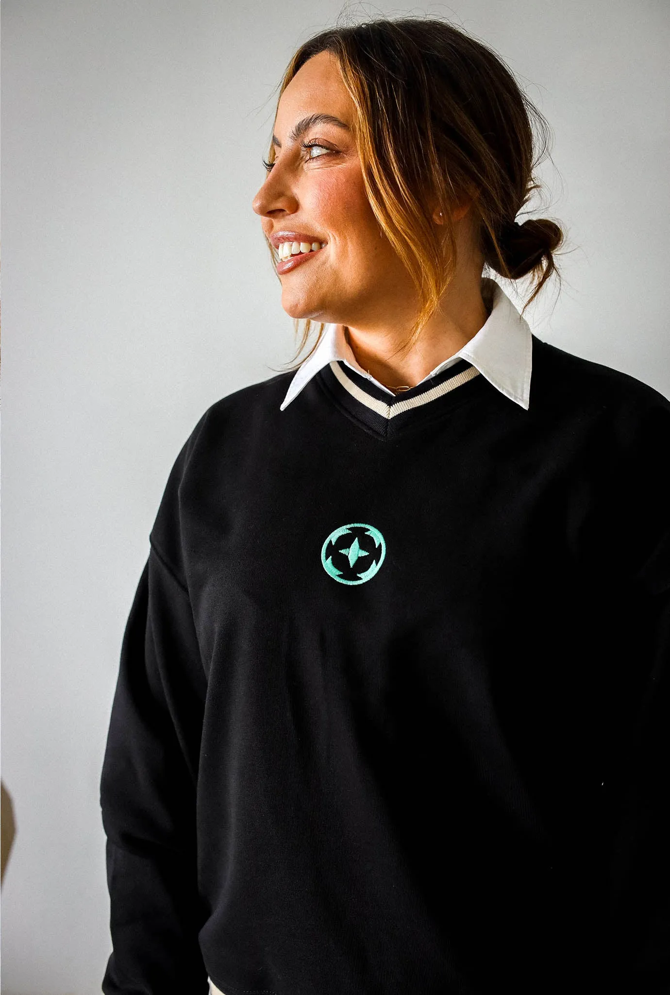 NSL Ribbed Heavyweight Crewneck - Black sold by Peace-Collective product image thumbnail 3