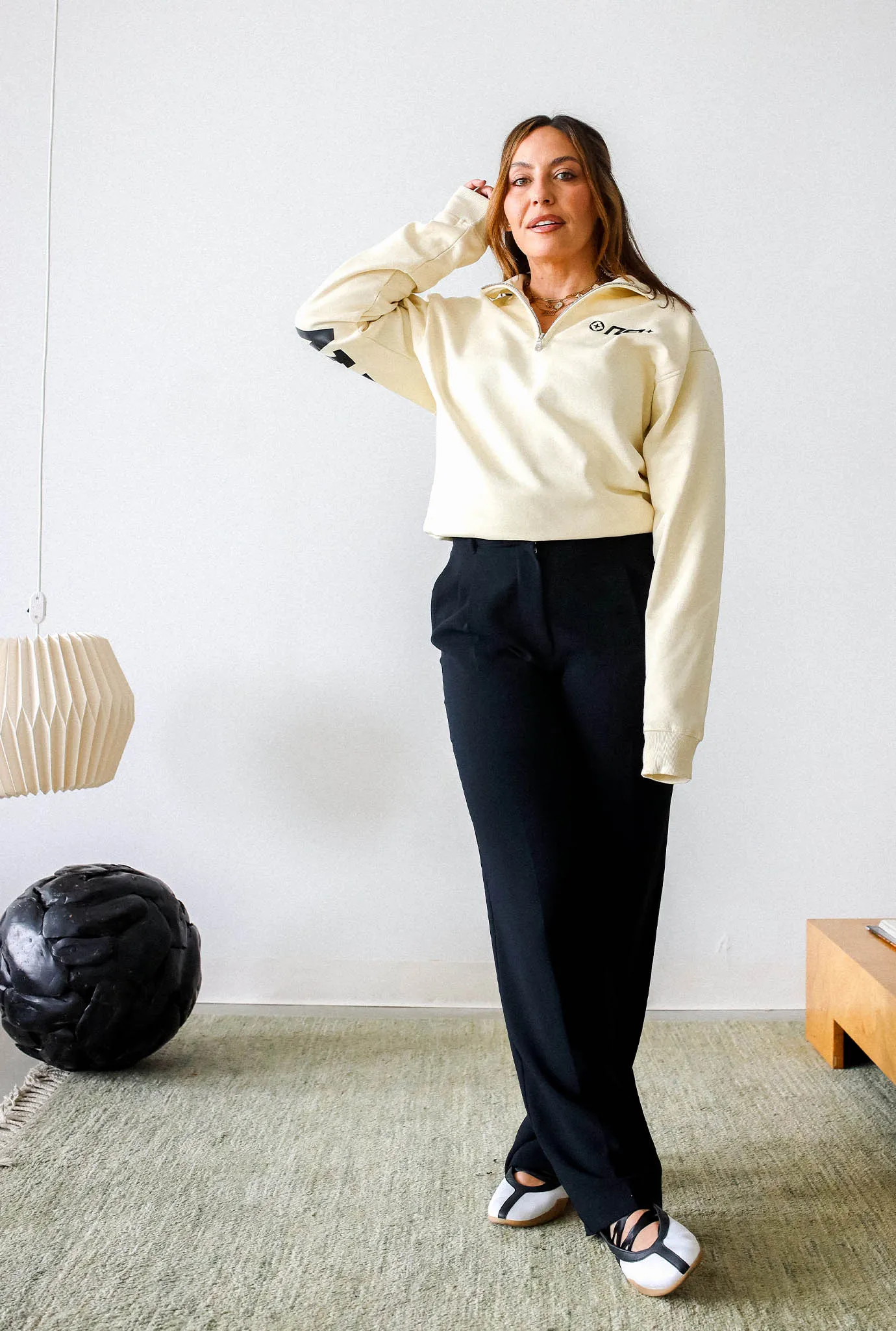 NSL Quarter Zip - Ivory sold by Peace-Collective product image thumbnail 3