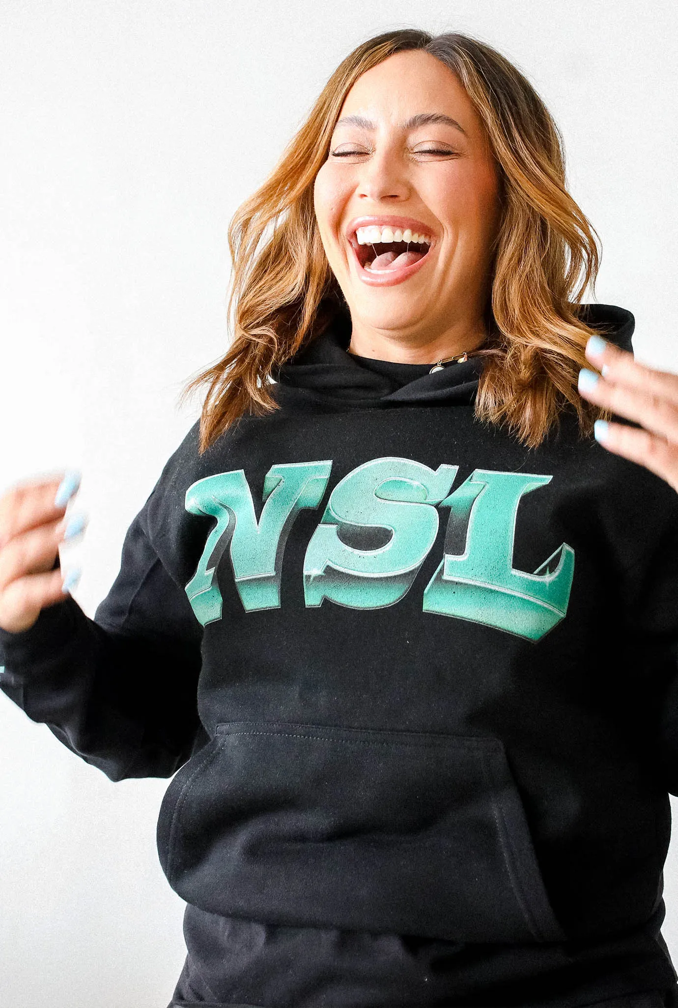 NSL Heavyweight Hoodie - Black sold by Peace-Collective product image thumbnail 3