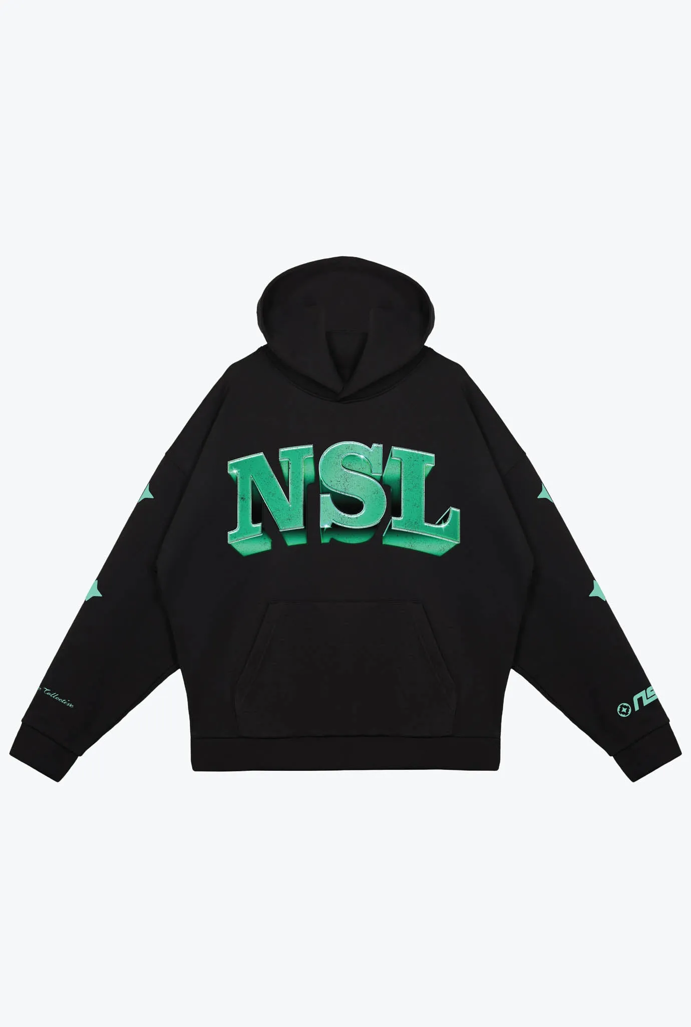 NSL Heavyweight Hoodie - Black sold by Peace-Collective