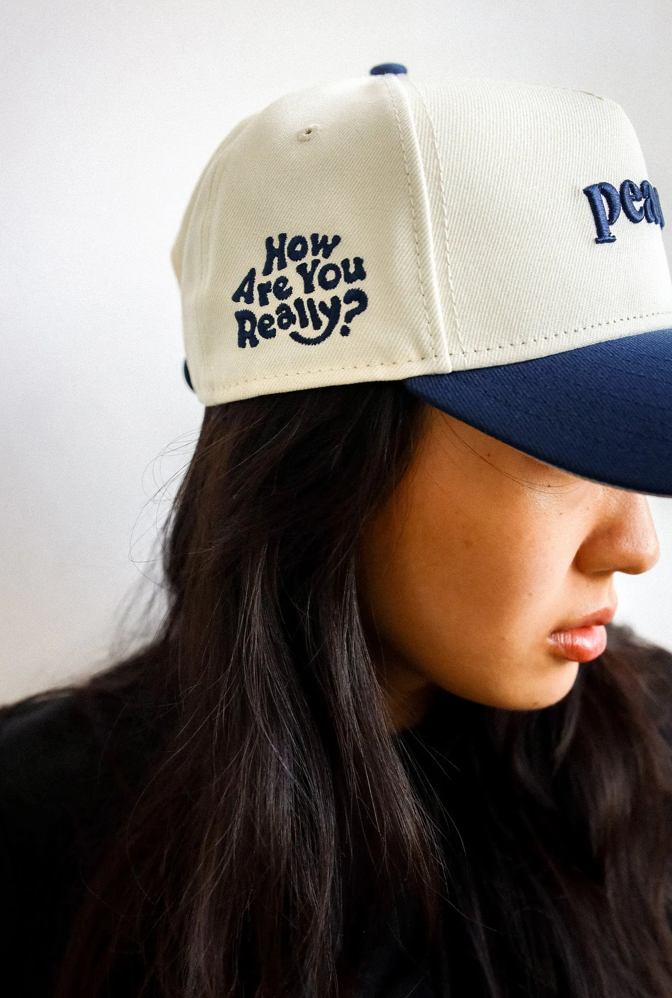 Peace How Are You Really 9FORTY Adjustable Cap - Navy sold by Peace-Collective product image thumbnail 3