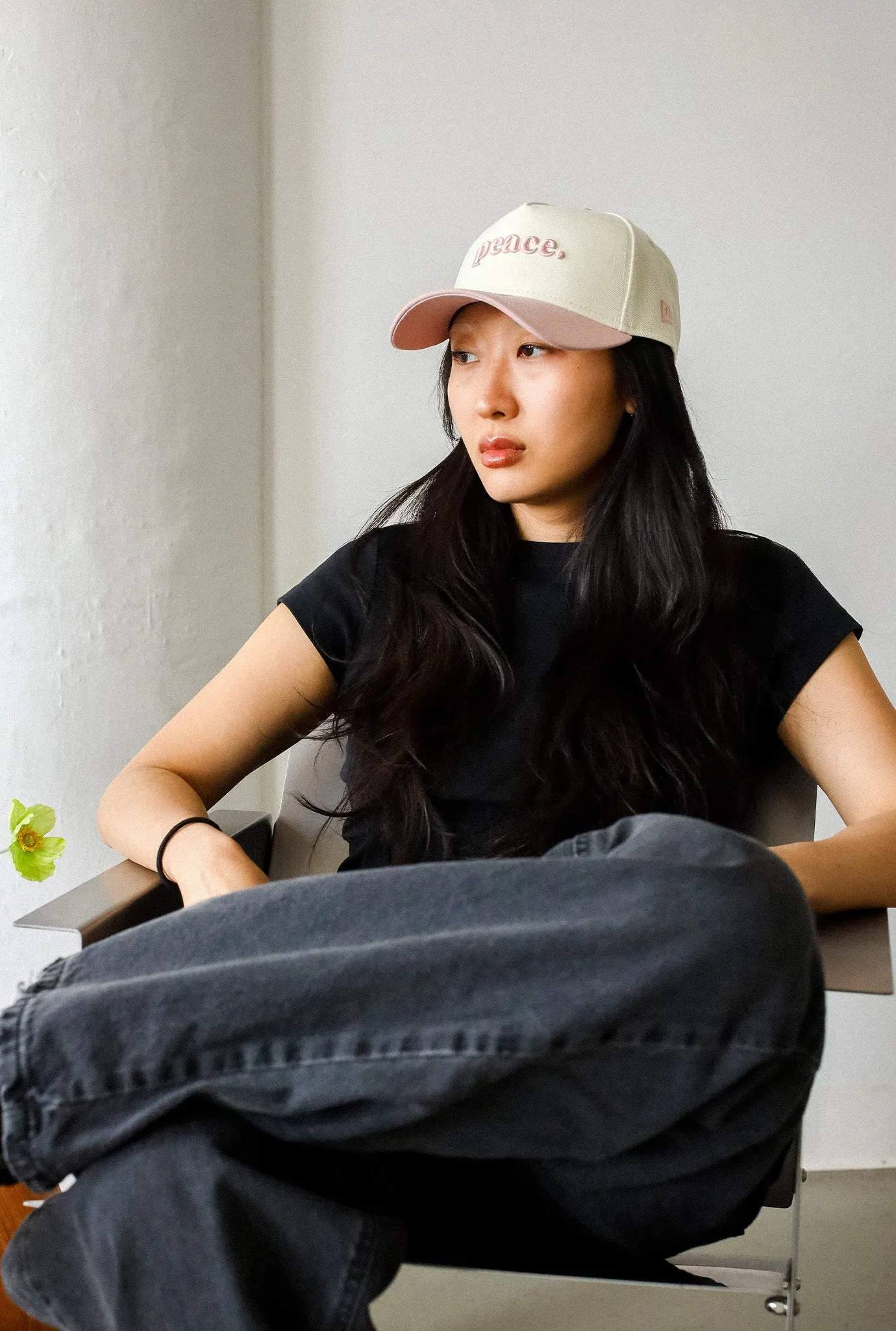 Peace How Are You Really 9FORTY Adjustable Cap - Dusty Pink sold by Peace-Collective product image thumbnail 2