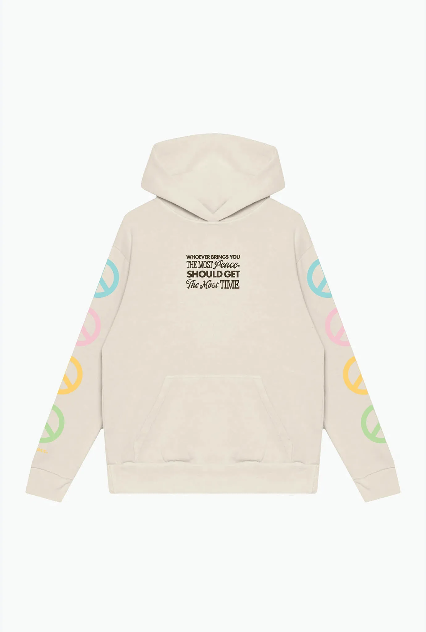 Bring Peace Heavyweight Hoodie - Ivory sold by Peace-Collective