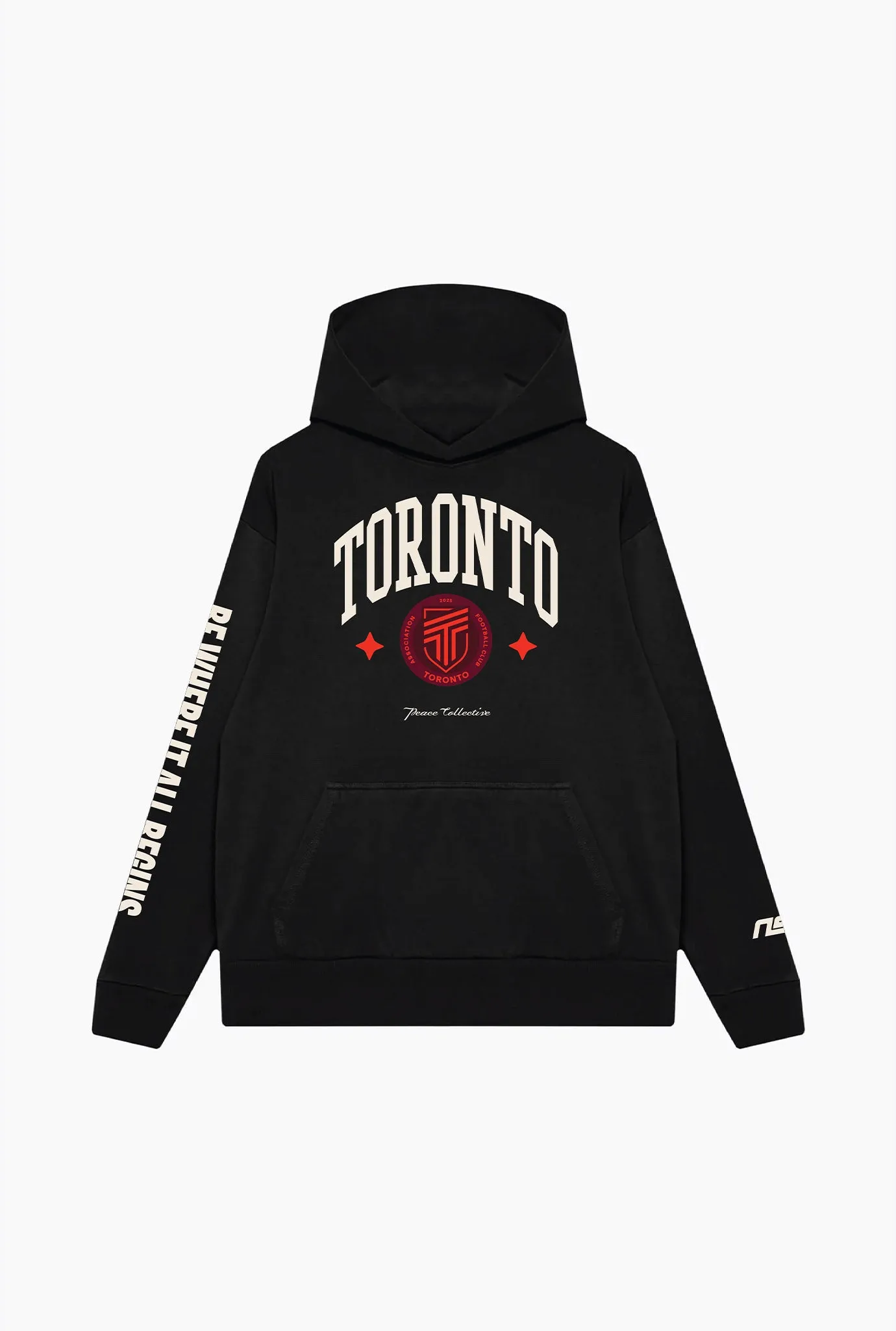 AFC Toronto Heavyweight Hoodie - Black sold by Peace-Collective