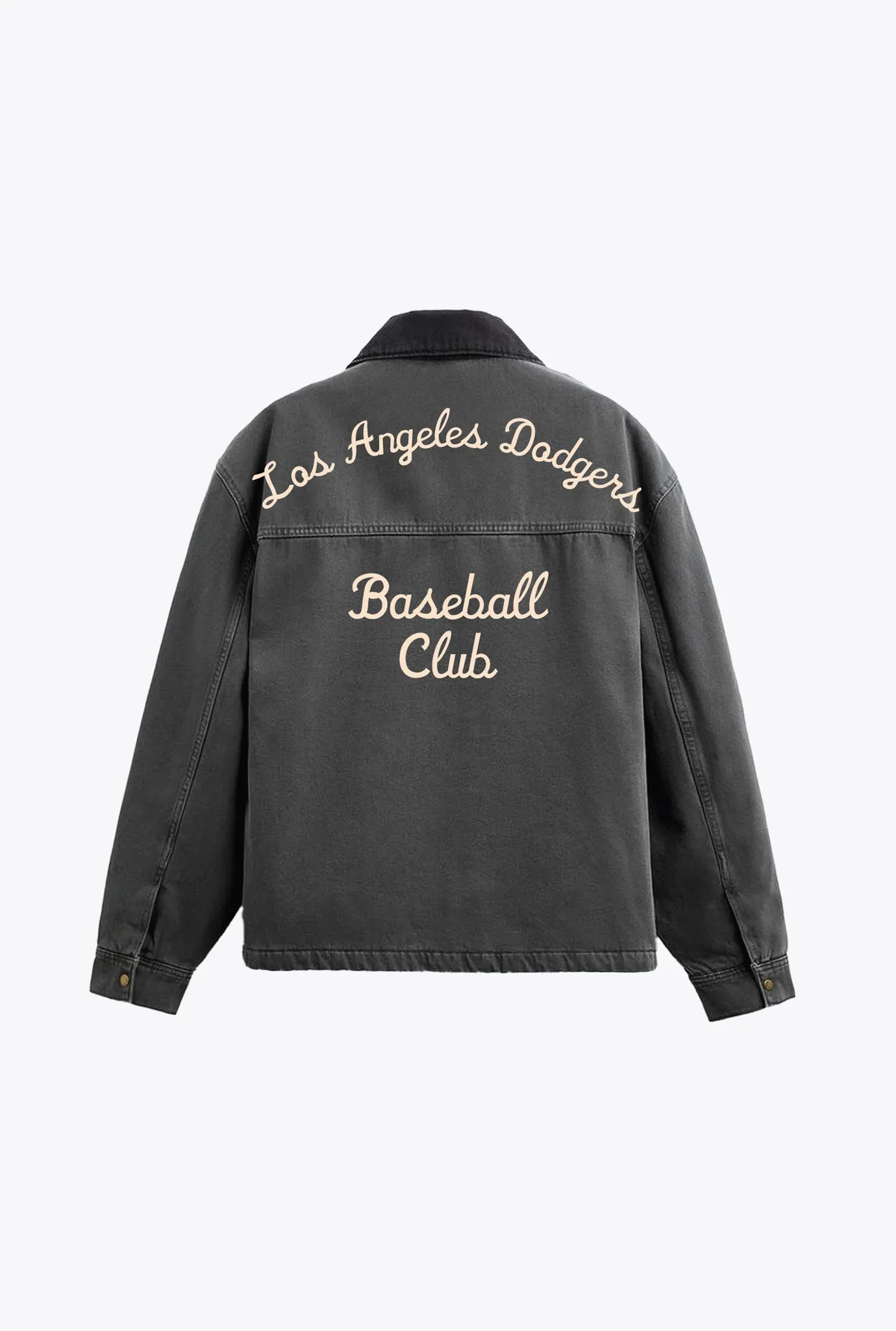 Los Angeles Dodgers Vintage Work Jacket - Black sold by Peace-Collective product image thumbnail 2