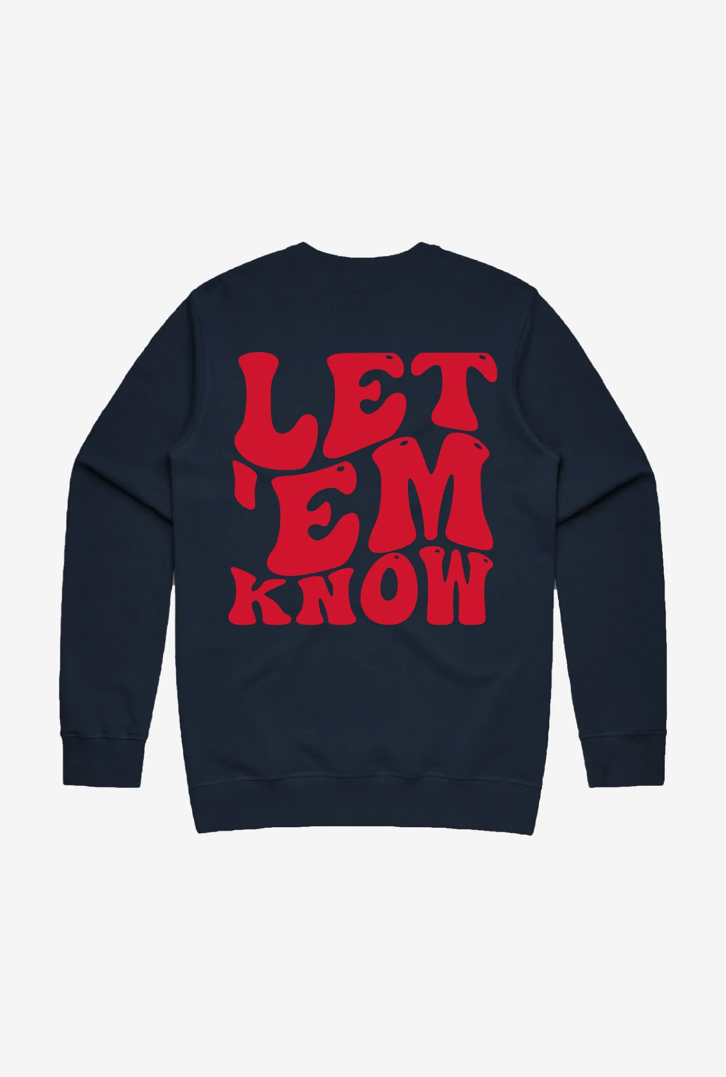 Montreal Alouettes Let 'em Know Crewneck - Navy sold by Peace-Collective product image thumbnail 3