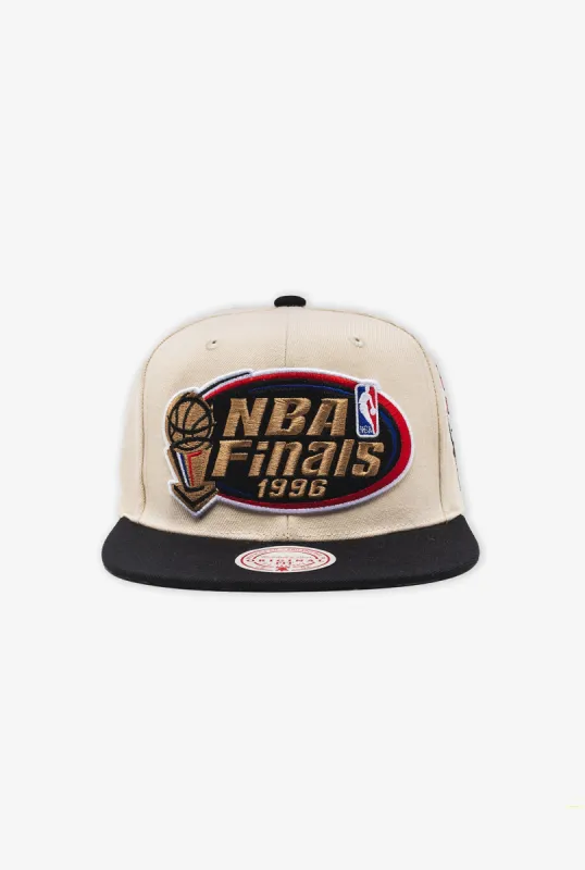 NBA Finals '92 Rodman Snapback - Cream made by Mitchell & Ness