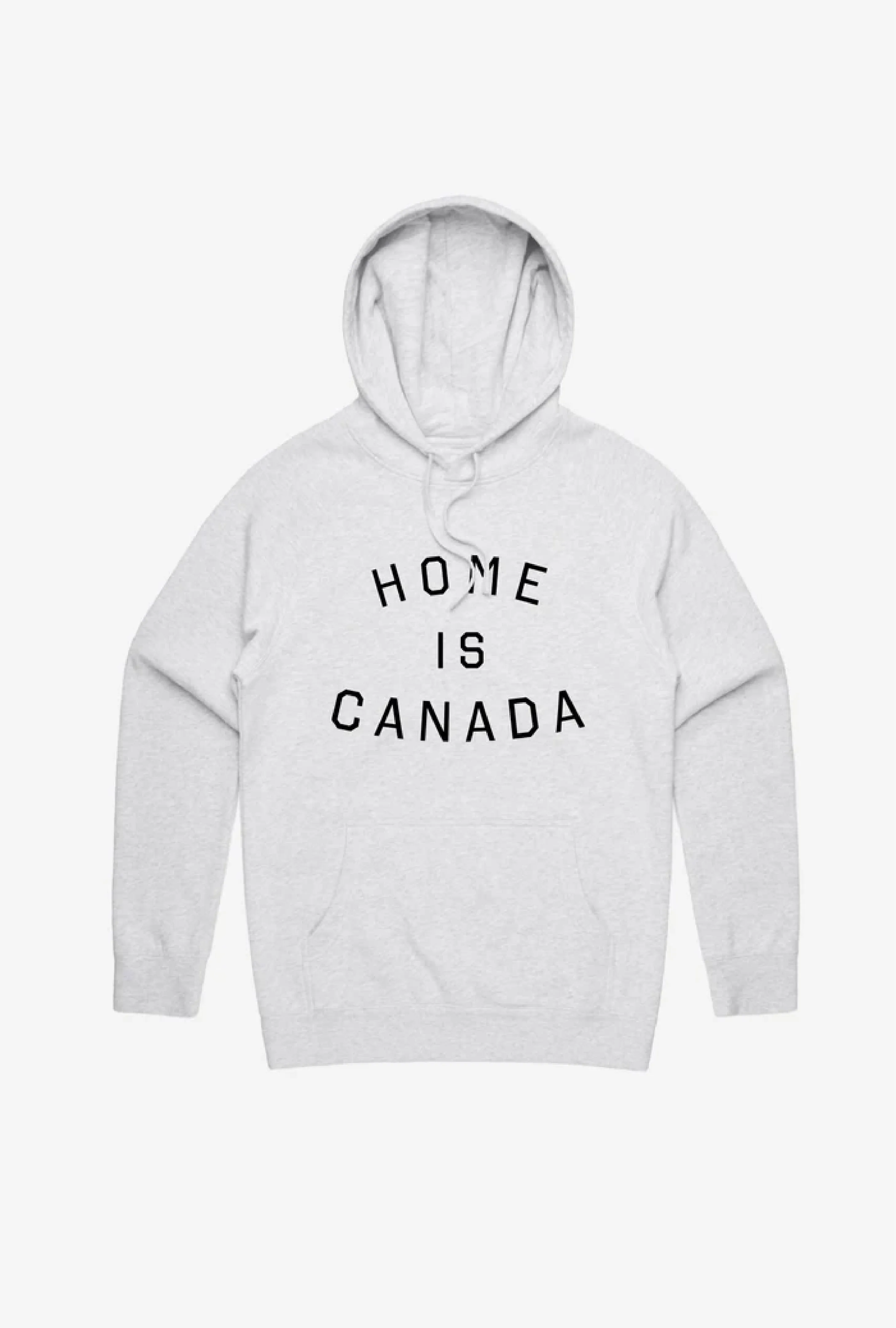 Elbows Up Home is Canada Hoodie - Ash sold by Peace-Collective