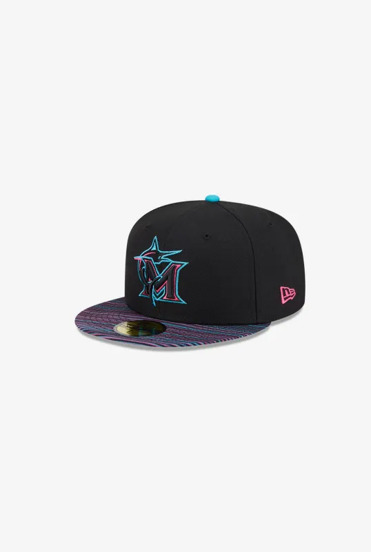Miami Marlins 2025 City Connect 59FIFTY Fitted - Black sold by Peace-Collective
