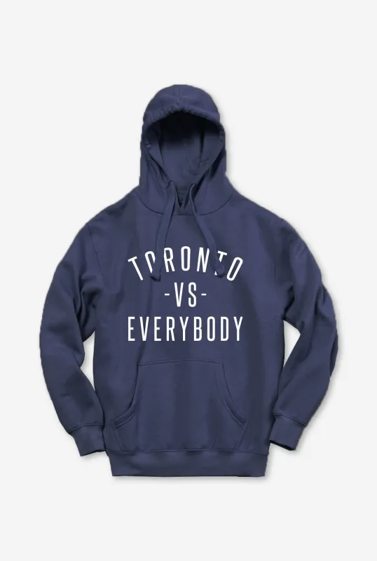 Toronto -vs- Everybody Hoodie - Navy sold by Peace-Collective