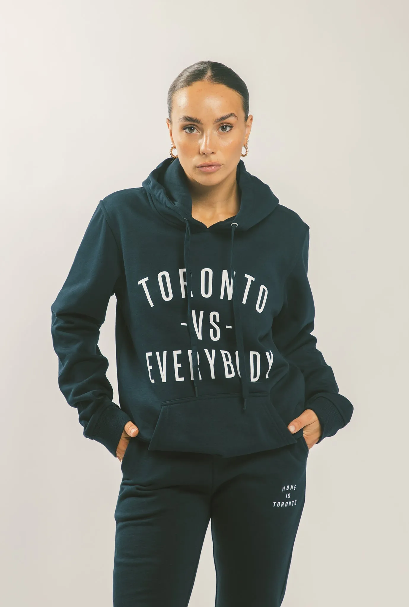 Toronto -vs- Everybody Hoodie - Navy sold by Peace-Collective product image thumbnail 5