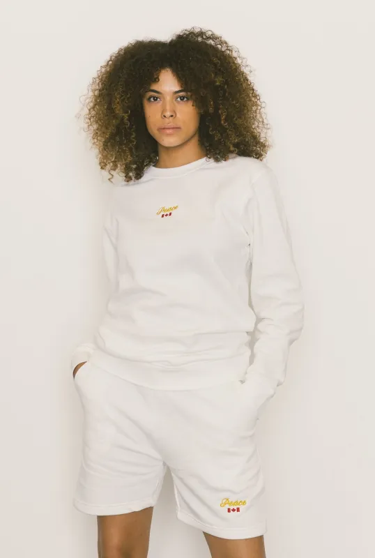 Peace Crewneck - White made by Peace-Collective