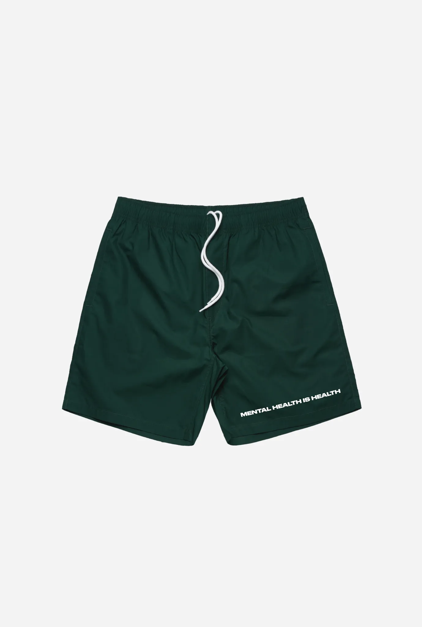 Mental Health is Health Board Shorts - Pine Green sold by Peace-Collective